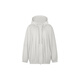 
MEIYANG Peanut Clothes No. 2 Cool Removable Hooded Three-dimensional Pleated Loose Light Gray S