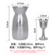 Biwei pure titanium liquor dispenser Chinese style household high-end wine glass decanter gift box set wine bottle Ti3266D wine bottle + 2 wine glasses