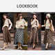 Xiangying Maillard Coffee Color Plaid Skirt Women's 2025 Autumn New Style Unique and Unique Irregular High Waist Skirt Coffee Color M 160/64A/95-110Jin Jin is equal to 0.5 kg