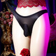 Sous-vêtements masculins masturbation mâle auto-baignante séparée de glace séparée de la soie européenne et américaine sexy de grande taille masculine de grande taille sans trace gris 1 l gris fermé 90-120jin [Jin est égal à 0,5 kg]