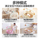 Meikanchen Cuna cama Baby Shaker Inteligente Electrice Multi-Función Continitud para bebés Swing Swing Swing Bastador Durmable Desveligable Versión de lujo extendida Caki + Big Gift Bag