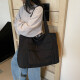 New bag women's bag tote bag casual versatile shoulder bag handbag commuting tote bag simple trendy large capacity black