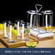 Eyu Glass Tasse Haushaltswasser Tasse Tee Tasse Juice Tasse Milch Tasse Trinkwasser Tasse Getränk Tasse 6 Set 6 Stück 200 ml kurz 13791 Standard
