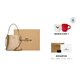 Coach (Coach) Molliebucket22 Klassische altmodische Snap-Close-Leinwand mit Leder-Eimer-Bag-Umhängetasche kleines Frauen-Basispaket (Bag + Dust Bag)