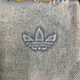Adidas (adidas) Clover Women's Pants 2025 Spring New Product Wide-Level Washed Denim Sport Pants Scimitar Pants JX9212 JX9214 Dark Blue_Gradial 28