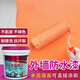 Nipar extérieur peinture murale étanche Protection solaire de soleil extérieur peinture à la brossage en latex blanc peinture de mur de ciment durable couleur graffiti peinture verte foncé [National standard gb / t9755] 8kg