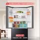 Rongsheng 460-liter cross-fold double-open four-door refrigerator household first-class energy efficiency air-cooled frost-free frequency conversion energy-saving ultra-thin large capacity BCD-460WD12FPA national subsidy
