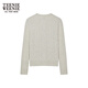 
Teenie Weenie [with wool] Bear women's wool sweater 25 autumn fashionable college rope sweater Oat color M