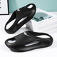 
Double Star Ba Special Wear Summer Slippers Men's Outdoor Wear 2024 Teenagers Outdoor Thick Sole Outdoor Sliding Feeling Unslip (LZ)WDSM-70483-2 Black and White 42-43