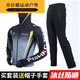 Renaike ice silk fishing suit men's summer outdoor fishing sun protection clothing anti-mosquito clothing sea fishing fishing clothing quick-drying clothes and pants red with black pants suit M suitable for 110-120
