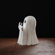 The ghost ornament with the middle finger is funny, creative and cute, a car-mounted Halloween gift for a friend’s birthday, the little ghost with the middle finger, length 5.6cm*width 5.6cm*height 8.5cm