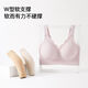 雅鹿轻奢内衣女无痕胖mm胸大显小胸聚拢薄款收副乳防下垂运动大码凉感 香芋粉+粉底肤 M 适合 【70D-75A-75B-75C】
