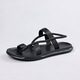 Ttpmer Sandalen für die koreanische Version von Herren von Soft Sohle, nicht gleitsame Strandschuhe, die grüne trendige trendige Herren Sandalen Black 9866 Upgrade Version 40 tragen