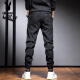 Pantalones playboy jeans casuales de moda para hombres pantalones atados a los hombres de verano seda delgada de hielo delgado nuevo pantalones de trabajo de pierna ancha regular l adecuado para 116-135jin [Jin iguala 0.5 kg] adecuado para 116-135Jin [Jin equivale a 0.5 kg]