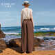 Kamilan Hollow Lose Mode Frauenpullover 2025 Sommer Neues Design Ärmel und schickes Top Off White S