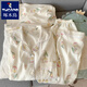 Pic pyjamas de lapin tulip mignon pour femmes en été mince coton pur gaze de coton court à manches à manches douces à la maison sweet à la maison en trois pièces yunduo cotton-j9901 # Paradise chiot trois pièces.