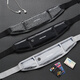 He Jiagong sports waist bag men's running mobile phone bag for equipment belt special bag artifact men's 2025 new carry black sports suit black waist bag + black arm bag