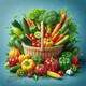 Yonghuan Kitchen Vegetable Stickers Refrigerator Door Tiles Fresh Fruits and Vegetables Self-adhesive Painting Wall Doors and Windows Stickers Waterproof Painting TG9859 Self-adhesive Painting 0cm*0cm Long side 20CM (large size is better
