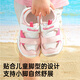 Ginoble Baby Kleinkindschuhe 25 Jahre Sommer Männer und Frauen Kinder atmungsaktiven Sandalen Strandschuhe GW1745 Hellweiß/Pink