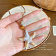 Tianyi resort style seaside necklace for women Maillard starfish versatile long halter neck sweatshirt chain niche design pendant starfish brown