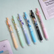 UHFQ mermaid Falls New Blind Box Stift kreativer Cartoon niedliche Ins High Precision Press Neutral Stift Schnell trockenes schwarzes Wasser X-6196 Kamen Rider Blind Box Stift zufällig 6 0,5 mm 0,5 mm x Single