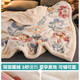 Lin Mengni Coral Velvet Blanket Student Dormitory Special Winter Thickened Cover Blanket Children's Baby Quilt Office Nap Blanket Flowers Double Layer Thickened Fine Velvet 100x150cm Children's Blanket
