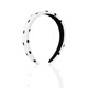 AJIDOU Ajidou headband, the same style in the offline mall, simple wave headband, birthday gift for girlfriend and wife, black and white