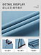 Wan JIA YI LAI Cleaner Workwear Customized Hotel Room Aunt Property Cleaner Ice Silk T-shirt Property Cleaner Short Sleeve Blue Gray Short Sleeve Top MSHJ-9903 S