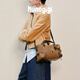 
Guliang Jiji [Chinese Valentine's Day Gift] Valentine's Day Gift Baseball Soft Boston Bag Medium 25 Years New Retro Laundry Box Shoulder Suede Chestnut Brown [+ Brown White Glasses Clip]