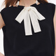 Gloria Tennis Top Women's 2025 New Summer Outfit Sleeveless T-shirt Important Occasion Shirt 1E9R5B690 00B Black S