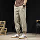 
Manny Viamon quick-drying casual pants for men's summer thin 2025 new loose large-size American sports Harem pants trendy brand 9903 black S (suitable for 100-120Jin [Jin equals 0.5 kg])