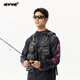 RVVRRVVR New Stream Walker Vest Luya Fishing Vest Outdoor Multifunctional Breathable Stream Wild Fishing Men's Vest Mountain Stream Green One Size