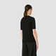 Maxmara 2025 Frühherbst neuer Frauenwolle Kurzärärmelte Sweater 1366165106 Schwarz S
