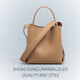 Calviakrim2025 Vier-Jahreszeiten New Crossbody Body Eimer Tasche Ein Schulterleder großer Kapazität Handtasche Tasche Pendeln leichtes Gepäck Frauen Weiß