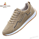 Vogelscheuche (mexikanische) leichte Luxus -Männerschuhe für den Herbst 2024 Neue atmungsaktive leichte lässige Schuhe für einen Fuß Forrest Gump Schuhe Vielseitige Männer Sport AW9902 Blauer Stoffstil Einen Größe kleiner 38
