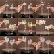 Alte Style Bow Quiede Haarnadel Hanfu Cheongsam Accessoires 2025 Neues High-End-Blumen-Seitenclip-Kopfschmuck 13# Lilie des Tal Quastenhaarnadel ungefähr 18,5 cm