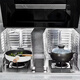 Lici kitchen oil baffle anti-splash oil baffle gas stove thickened aluminum foil oil baffle household oil-proof baffle oil barrier suitable for single stove height 33cm 1 pack