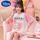 Yihou Children's Pure Cotton Boy Pajamas Summer Short Sleeve Egg Cartoon Handsome Little Boy Set Thin Home Clothing Big Children 6636# 170 12 size Height (120-130cm)