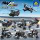 Kaizhi 67293 Special Police Headquarters Special Police Command Vehicle Mobile Vehicle Assembly and Insert Children's Building Blocks Toys 6630 Universe Armored Vehicle [Single Box Price Full
