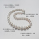 Dara Highlight Freshwater Pearl Necklace Mother's Style Nearly Perfect Round Edison Pearl 9-12th Birthday Gift for Mom and Girlfriend