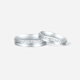 Saturday Fortune PT950 platinum ring for women crushed ice platinum birthday gift B0115814 No. 13, about 3.46g