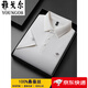 Gy Yager Summer Mulberry Silk à manches courtes T-shirt masculin 2025 Nouveau polo en soie à revers à retenue d'âge intermédiaire 15125 Orchidée Mlaineering M 48 [suggéré 100-120jin [Jin est égal à 0,5 kg]]]
