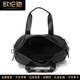 Oulunchi Light Luxus High-End-Reisetasche Herren echtes Leder große Kapazität Herrengepäckbeutel Cowide Leder One-Shoulder Crossbody Business Handtasche Klassische große Größe großer Größe