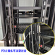 42U cabinet metal vertical cable management slot open rack 600 wide 800 wide vertical large wide cable management cable tie rack black 800 wide 42U (1850*94*70MM) 1x1x1cm