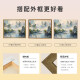 JPHZNB中式风景数字diy手填色感油彩涂色填充 X9740 4050套餐+精品外框四色可选