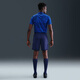 耐克（NIKE）官方法国队 ACADEMY PRO 男子速干赛前短袖足球上衣FZ9710 438里昂蓝/亮蓝/空间蓝 M