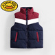 G.DUCKKIDS Children's Vest Boys and Girls Winter Kindergarten School Uniforms Customized Vests Warm Vests Baby Jackets Fashionable Waistcoats E27-Red 150 Recommended Height 140-150cm Age 9-10 Years Old