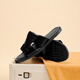 Walker Shop Slippers Men's 2025 Summer Nuevo cuero genuino al aire libre Flops sin deslizamiento sandalias de hombres al aire libre y modernas negras 38 (tamaño de zapato de cuero)