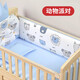 
ULOP (ULOP) crib solid wood splicing bed multi-functional movable lifting baby small bed with guardrail Newborn sleeping cradle Big bed + bed soft bag + diaper table + brown pad + mosquito net Sleeping artifact baby shake bed