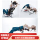 Sean Lee Lumbal beruhigende Gerät für Home Fitness Wechselrichtermaschine zum Öffnen der Wirbelsäulenkorrektur Taille Relaxer Handstander Stahl Klavier Weiß